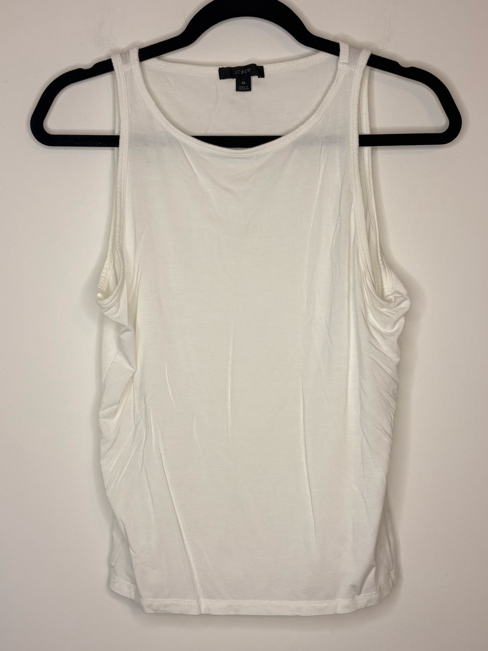 J. Crew White Sleeveless Tank Top Size Medium